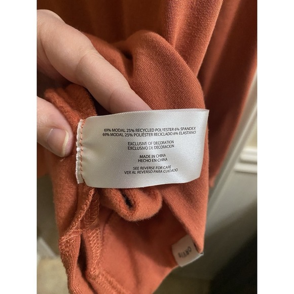 Orvis V-Neck Classic Cozy Sweater Women's Orange Size XXL Plus Soft Comfortable - Picture 11 of 12